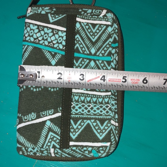 Sak Saum Wallet Wristlet Olive and Turquoise - Picture 7 of 7